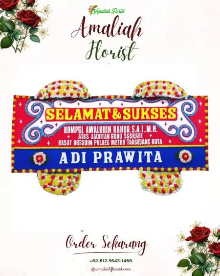 Papan Bunga Ucapan Selamat Bayung Gede